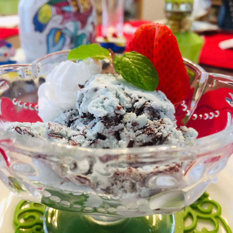 チョコミントアイスクリーム(Kitchenピエロ)