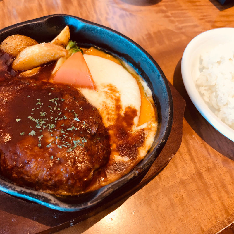 悪魔の濃厚チーズフォンデュハンバーグ(チーズクラフトワークス 玉川高島屋S.C)