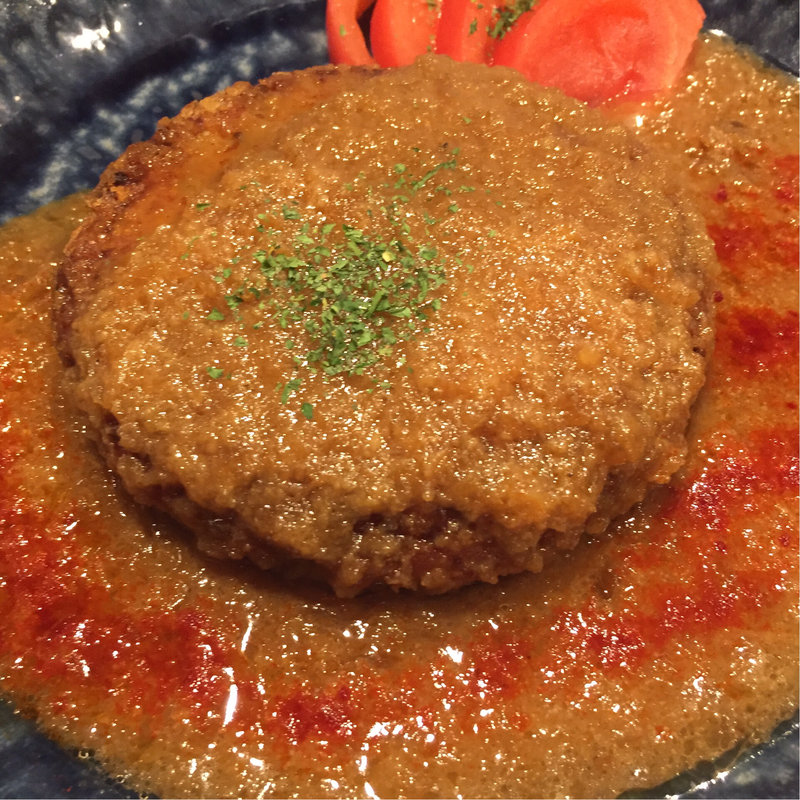 いわしハンバーグ(山彩海鮮 Toc-Tocとくとく 港本店)