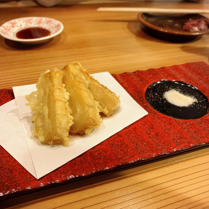 竹の子天ぷら(鮨 おにかい)