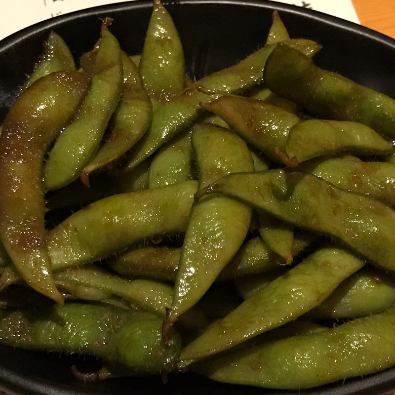 枝豆のバター醤油炒め(ぎん ぎんなべ)