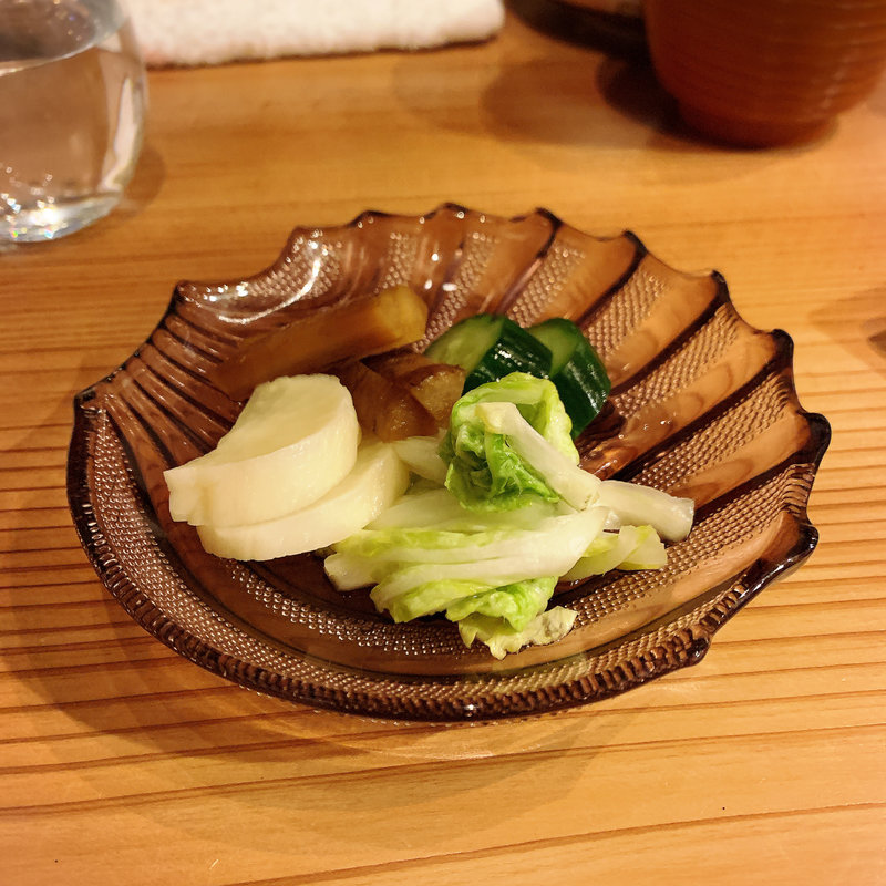 漬け物盛り合わせ(鮨 おにかい)