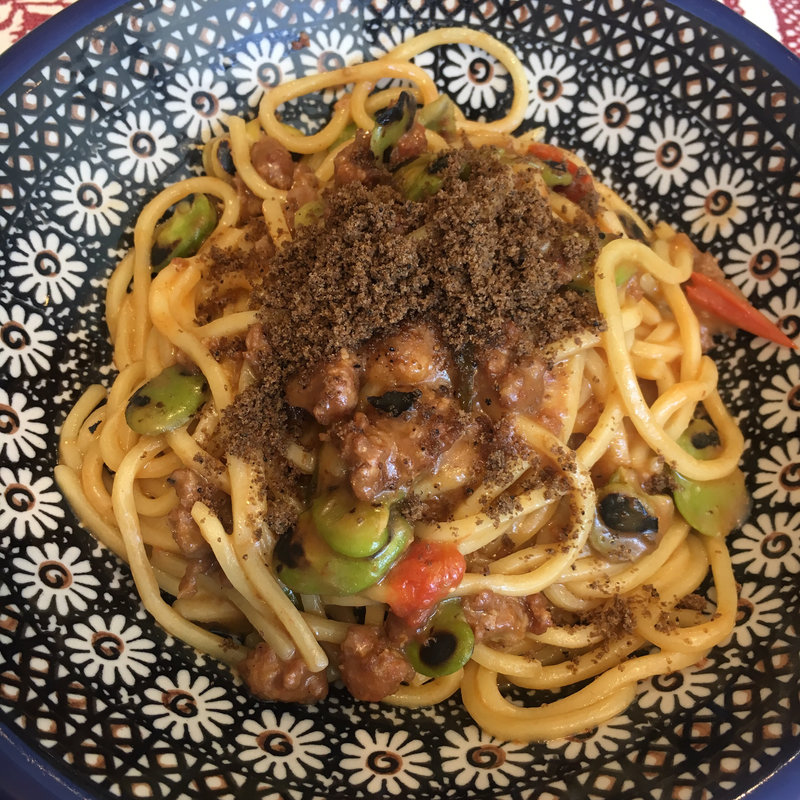 そら豆のパスタ(ロットチェント)