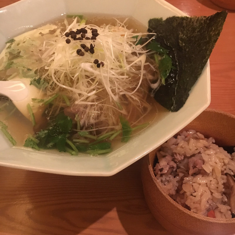 鴨ラーメン もも(竹亭)