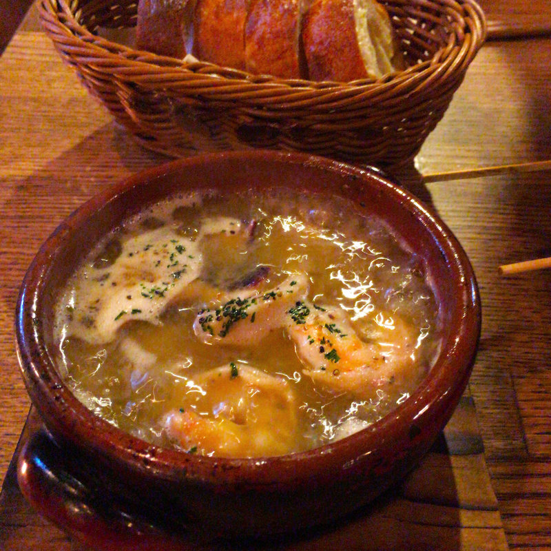 エビとタコのアヒージョ(ジャミー スモーク アンド ベジタブル(Jammy Smoke&Vegetable))