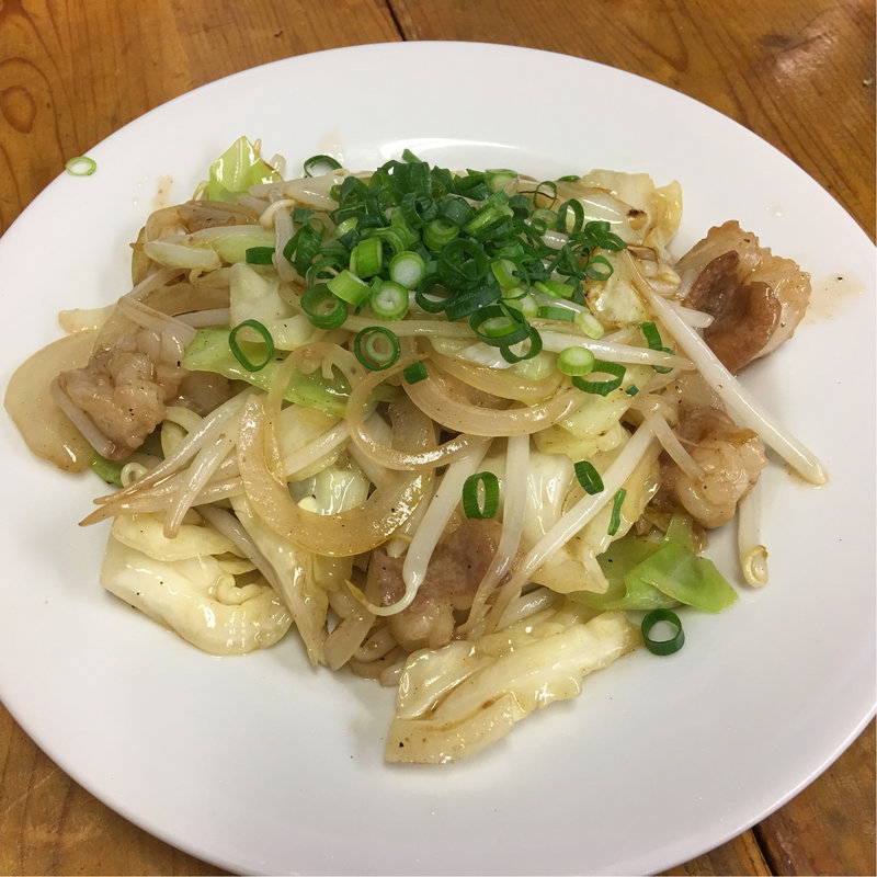 塩ホルモン炒め(宝雲亭 中洲本店)