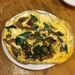 レバニラ卵とじ(宝雲亭 中洲本店)