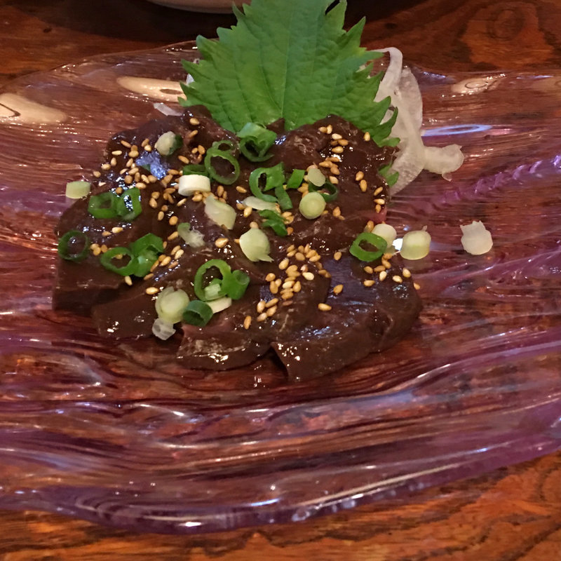 馬レバ刺し(馬いもの きふく )