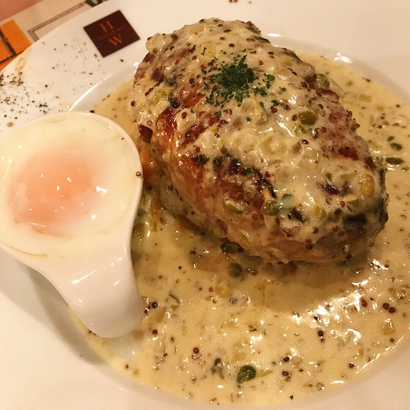 フォアグラ ハンバーグ クリームマスタードソース(ハンバーグ ウィル （Hamburg Will）)