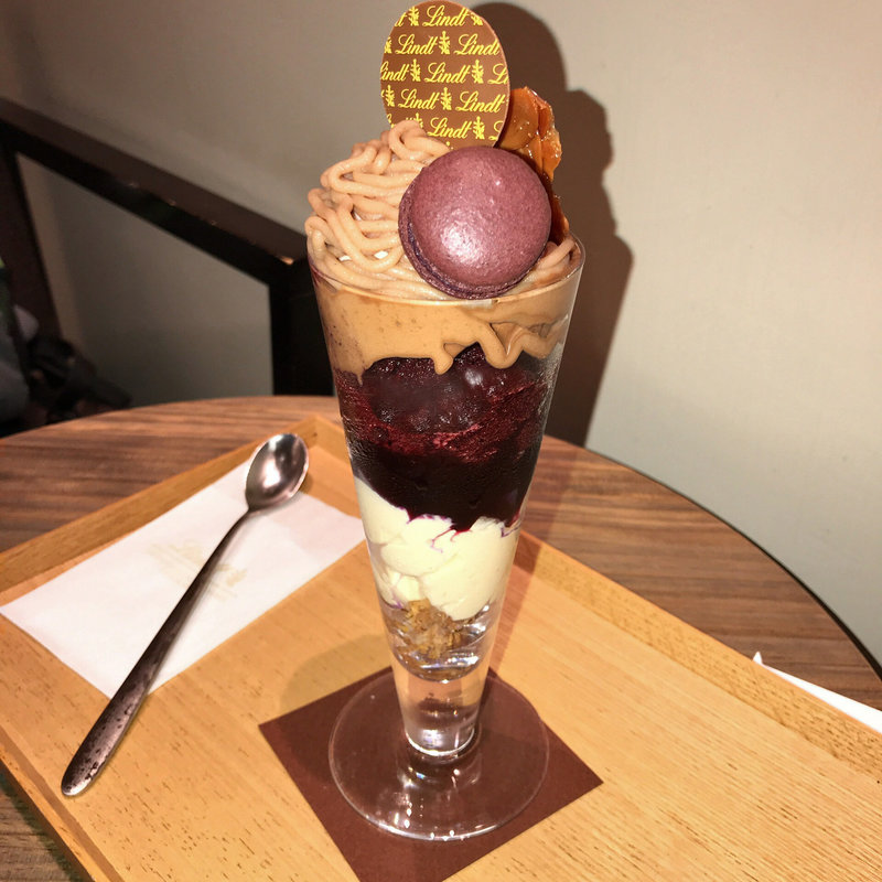 リンツ ショコラ パフェモンブラン(リンツ ショコラ ブティック＆カフェ 吉祥寺店)