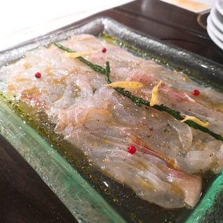 天然魚のカルパッチョ(俺のフレンチ・イタリアン AKASAKA)