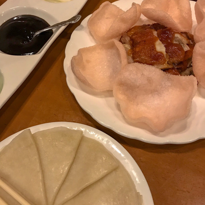 北京ダックセット(中国食府 双龍居 池田町本店)