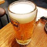 生ビール(串かつ でんがな パークタワー新川崎店)