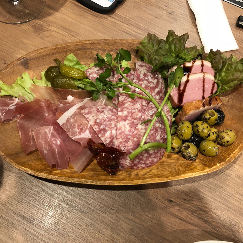 シャルキュトリーと前菜の盛り合わせ(Charcoal Grill BASIL)