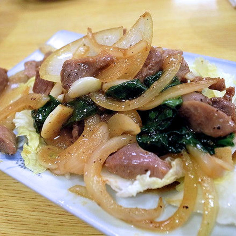 すなぎもニンニク炒め(三福)