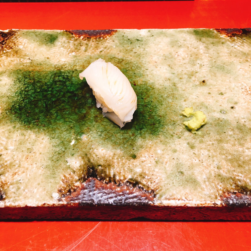 イカの握り(銀座 鰤門)