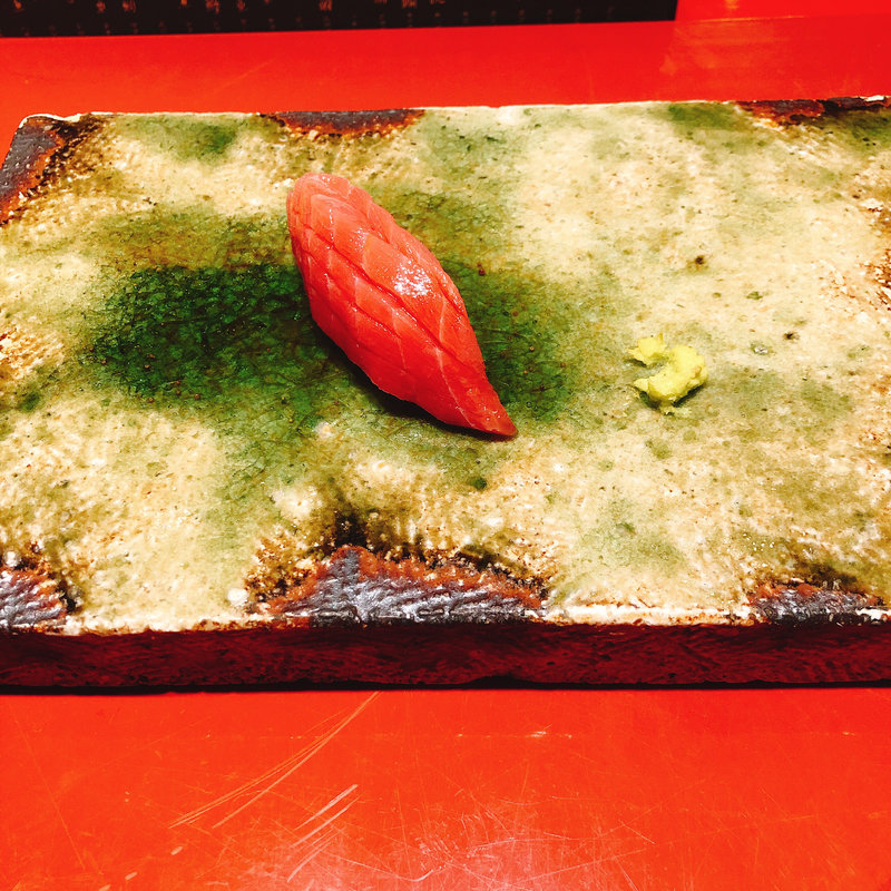 中トロの握り(銀座 鰤門)