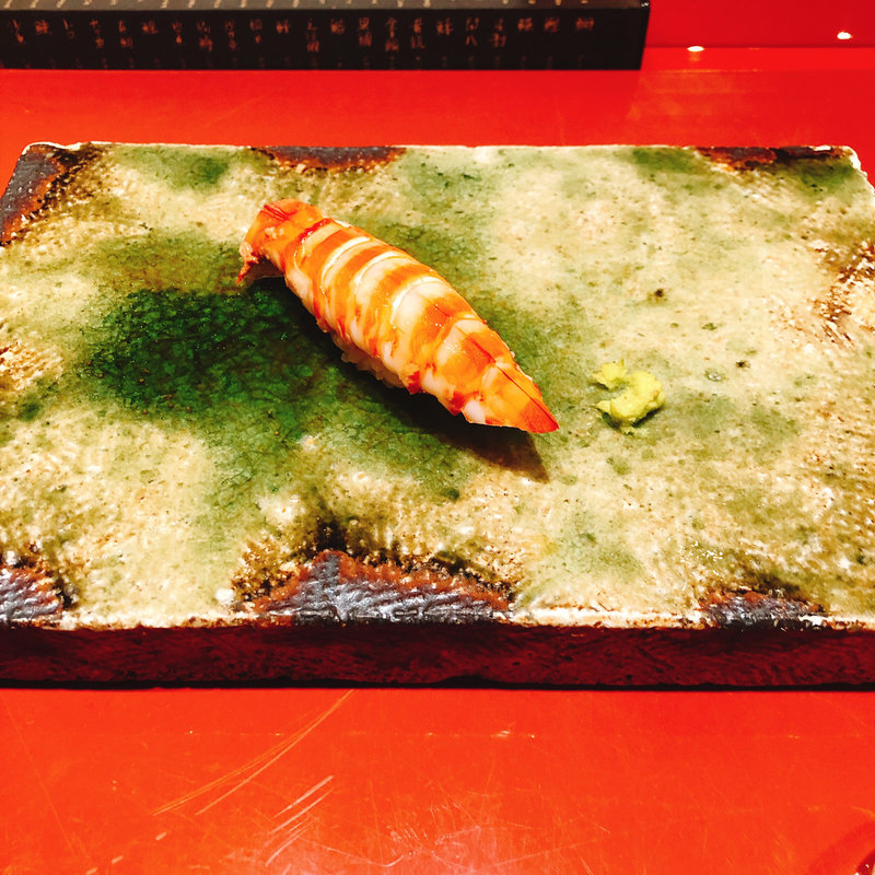 車海老の握り(銀座 鰤門)