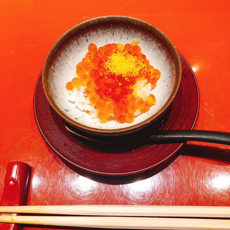 いくらご飯(銀座 鰤門)