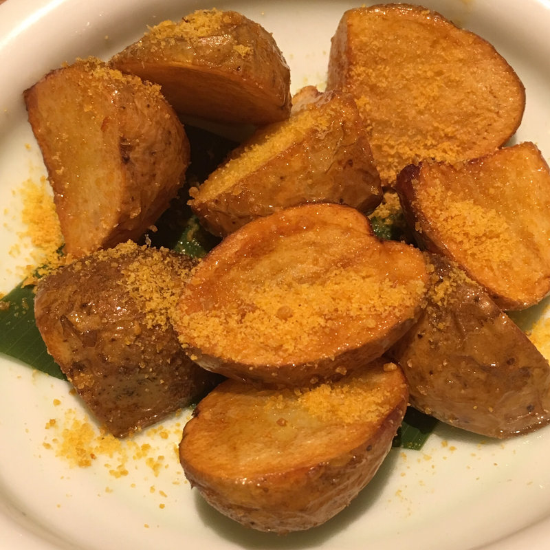 じゃがいもカラスミまぶし(魚盛 大宮店)