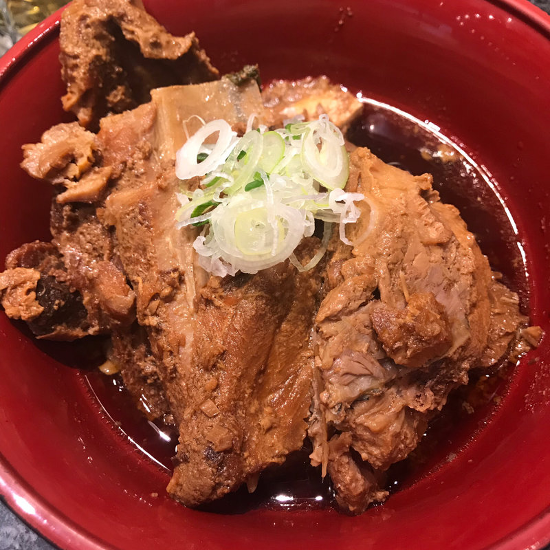 魚のあら煮(回転寿司 まぐろ問屋 めぐみ水産 オリナス錦糸町店)