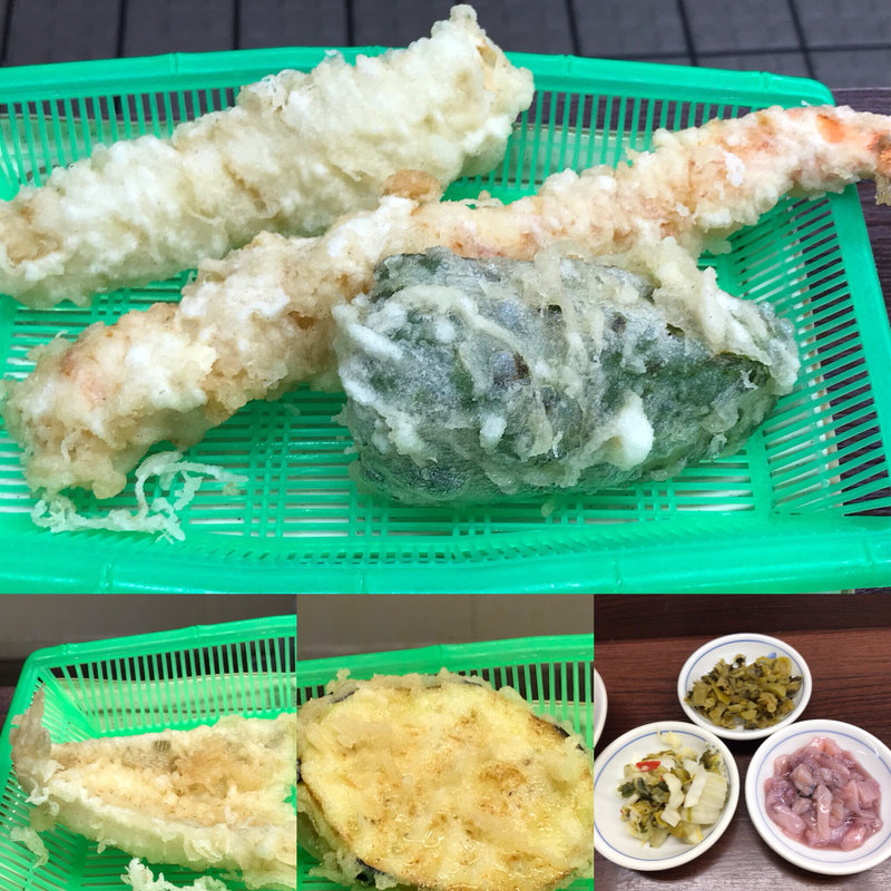 天ぷら定食(だるまの天ぷら定食 吉塚本店 )