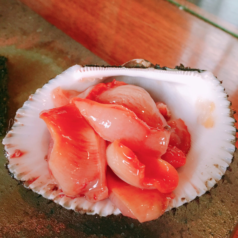 赤貝刺身(九わ萬)