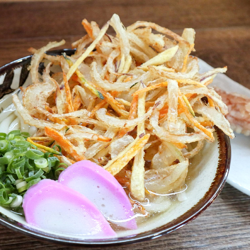 かき揚げうどん(あかみち)