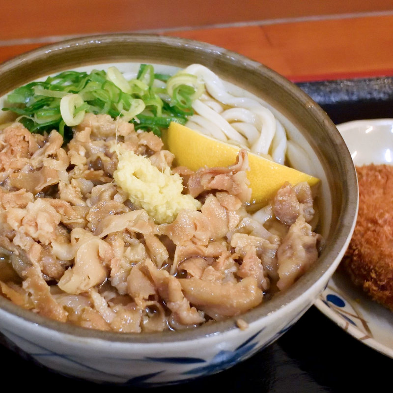 豚肉ぶっかけ冷(麺処 綿谷 高松店 )