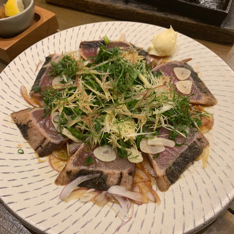 かつおたたき(宮崎県日南市 塚田農場 秋葉原中央通り店 )