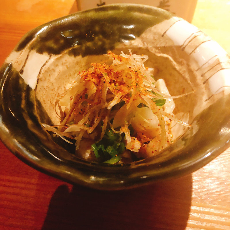 鶏皮酢(水炊き しみず)