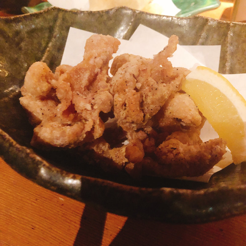 鶏皮せんべい(水炊き しみず)