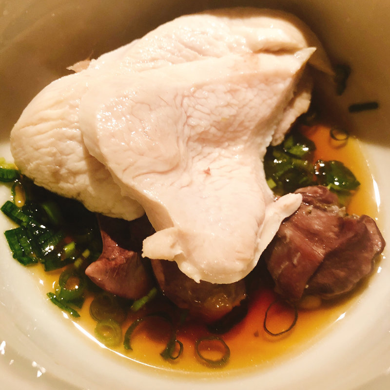 地鶏ミックス鍋(水炊き しみず)