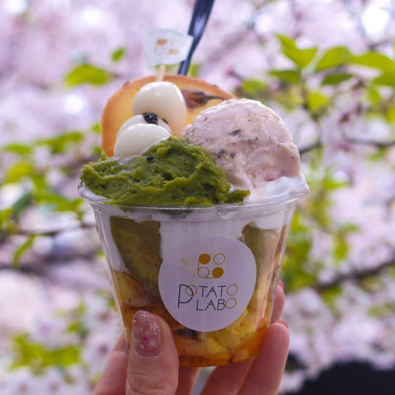 春のお芋パフェ(POTATOLABO)