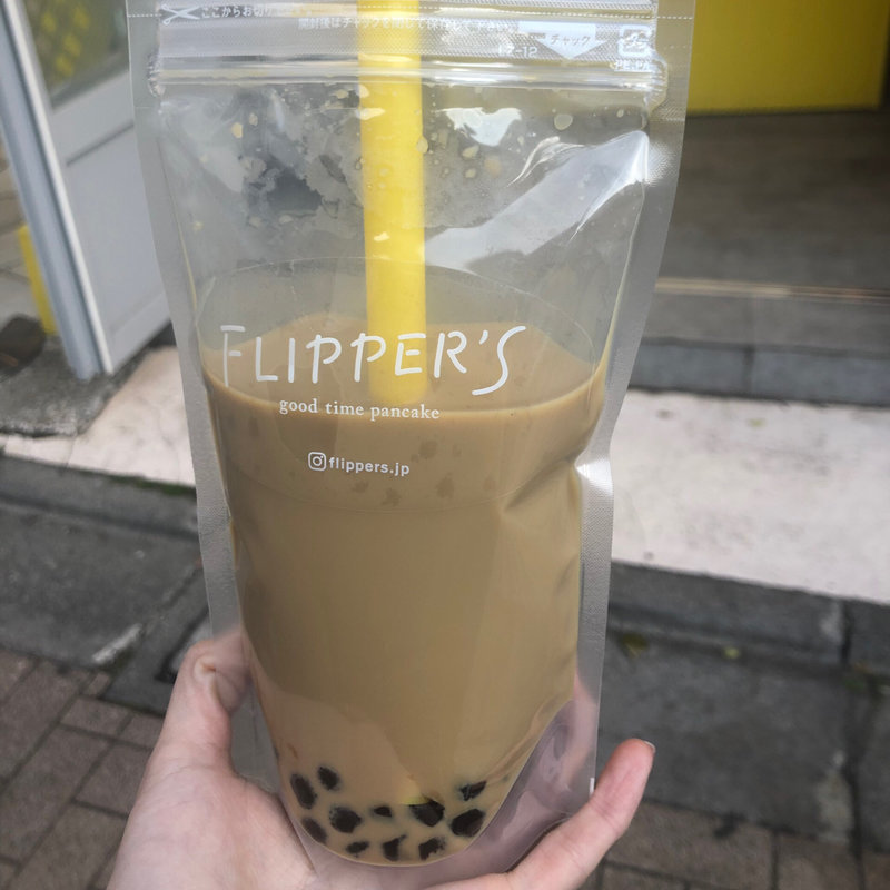 タピオカ豆乳ほうじ茶(FLIPPERS 表参道店)