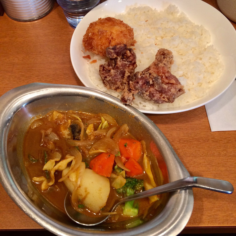 本日のまる得インド風カリー(カリー屋 ジンコック)