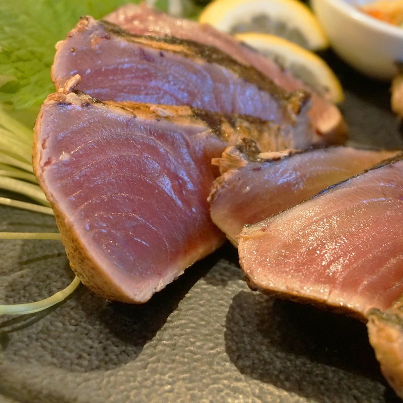 鰹のたたき定食(梅山鉄平食堂 )