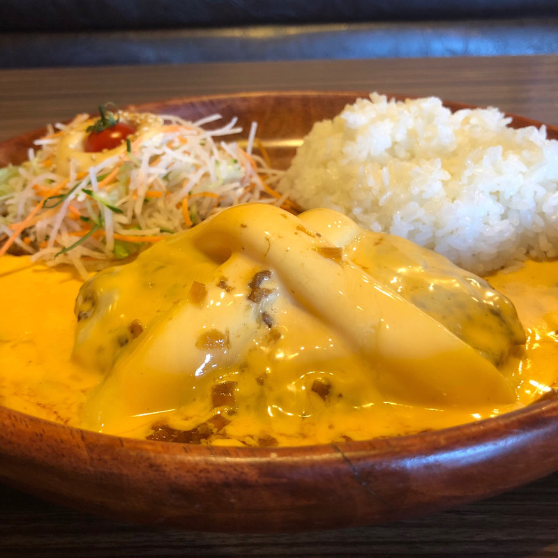 チーズ三昧バーグディッシュ イエロー(びっくりドンキー 泉佐野店)