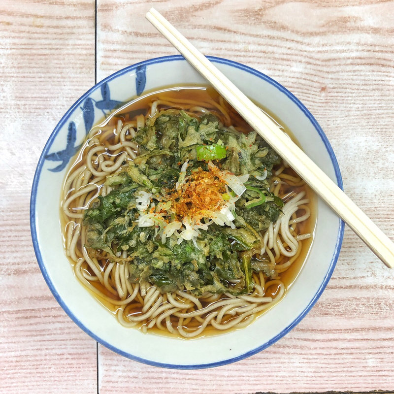 春菊天そば(一休 )