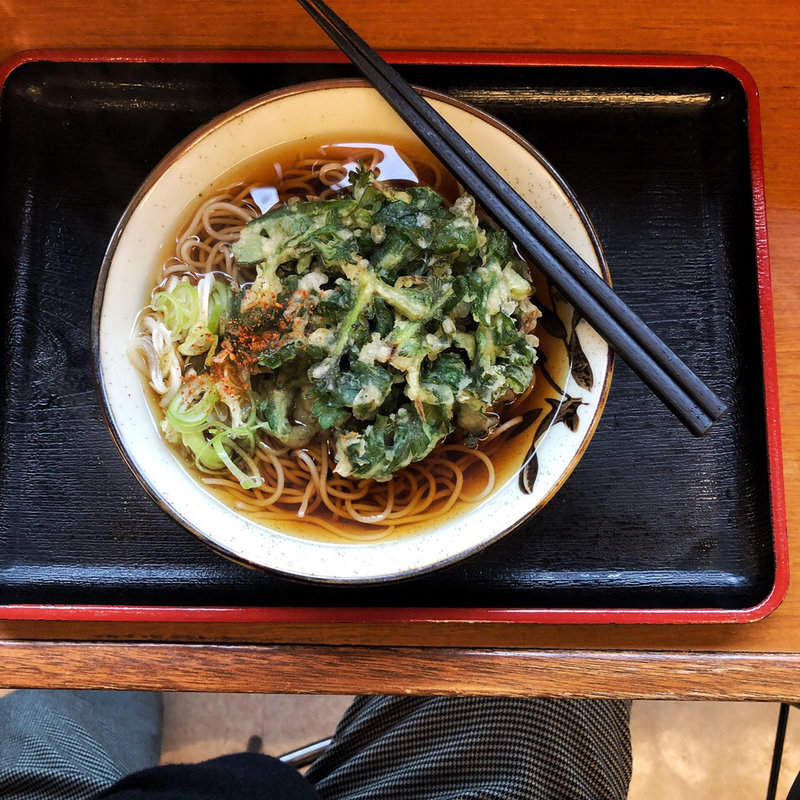 春菊天そば(そばよし 神谷町店 )