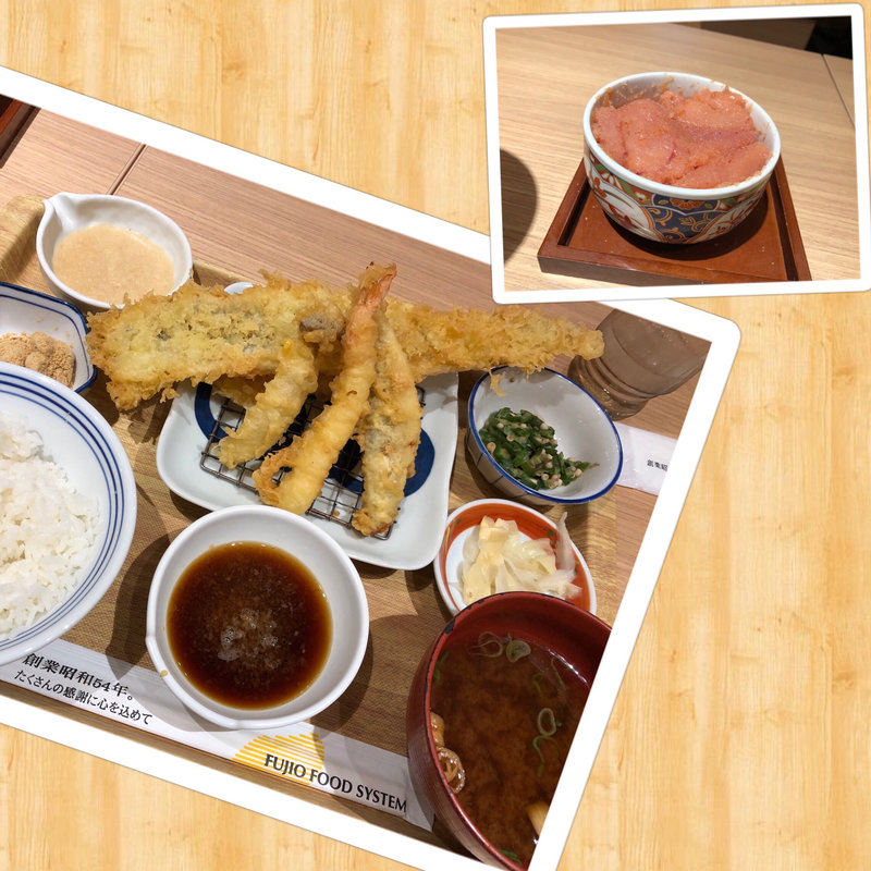 穴子一本揚御膳(天麩羅 えびのや)