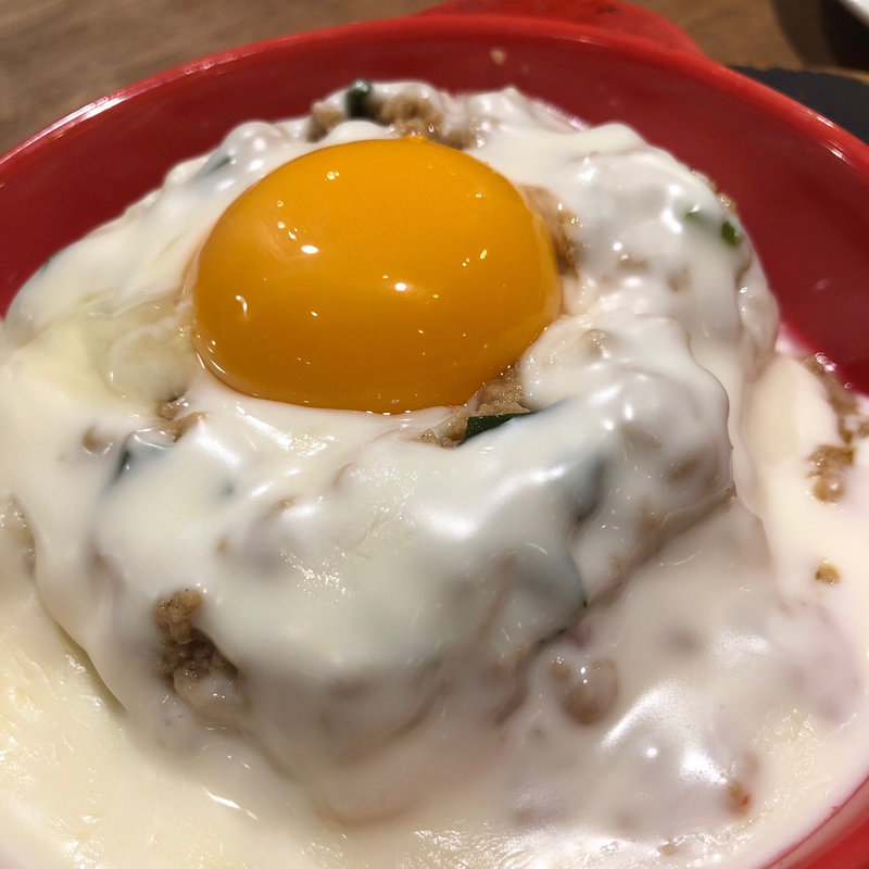 台湾ミンチチー玉めし(がブリチキン。高田馬場店)