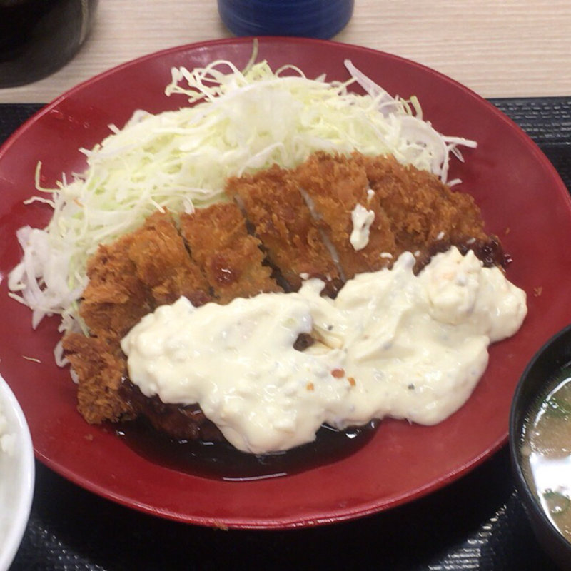 タルタルチキンカツ定食(かつや 愛知瀬戸店)