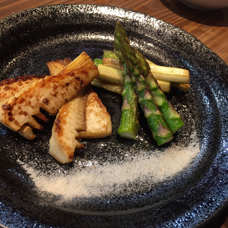 アスパラと春筍(多幸屋3組)