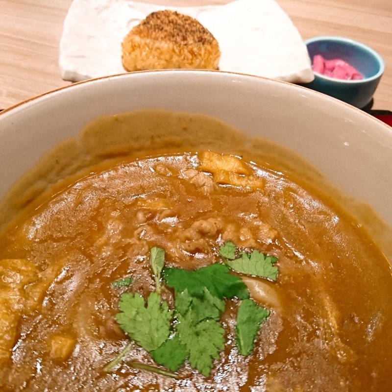 ミニカレーうどん(kitchen bar maru)