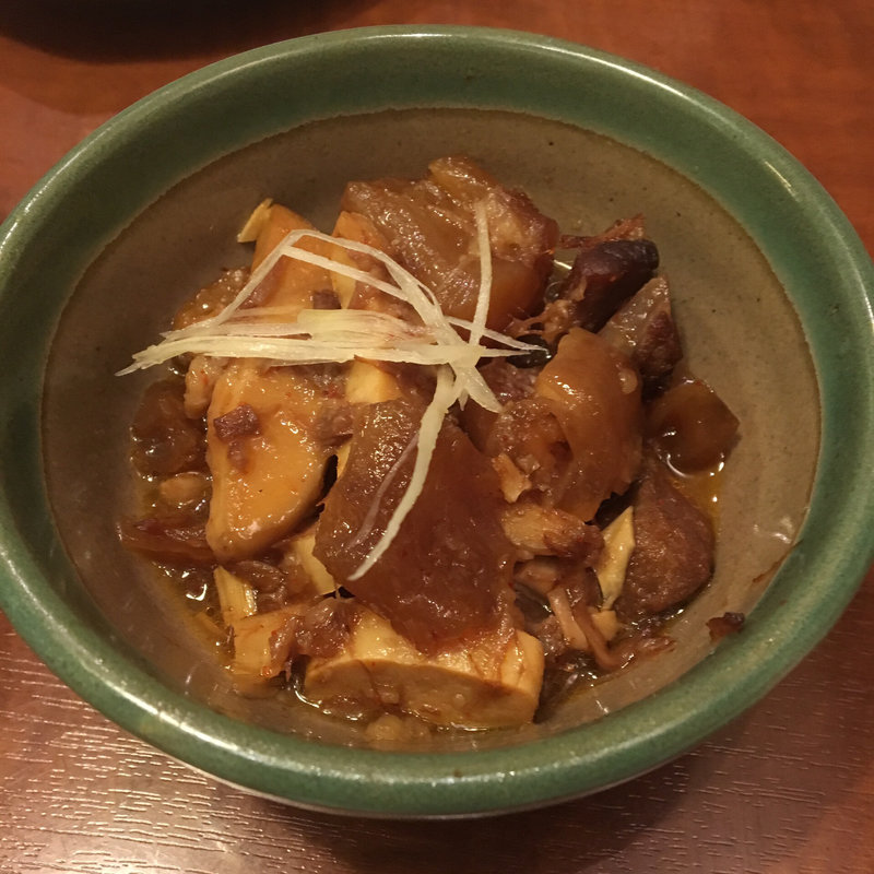 牛すじ煮込み(骨付鳥 一鶴 心斎橋店)