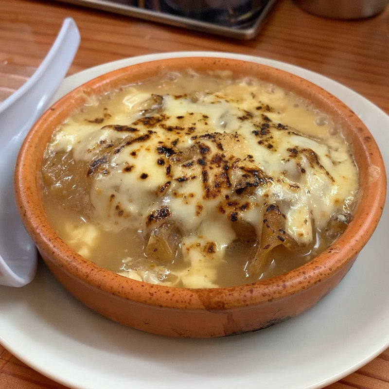 オニオングラタンスープ(出汁のオアシス)