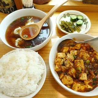 麻婆豆腐定食(台湾料理 金陵)