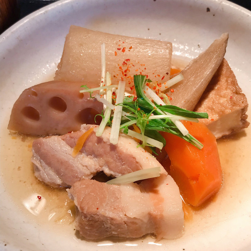 豚肉と根菜のたいたん(くすの木 （くすのき）)