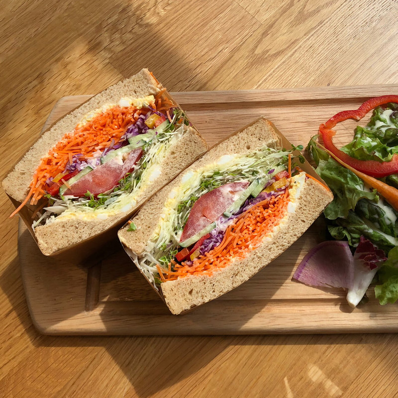 スプラウトサンドウィッチ ベジタブルエッグ(NORTHSHORE 中之島店)